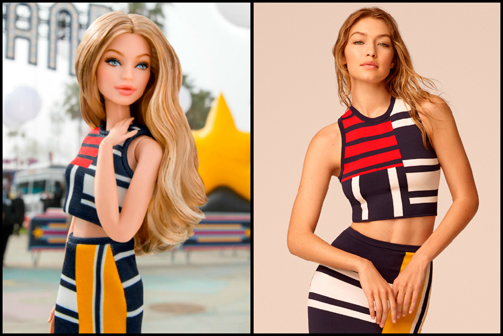 Volg ons Materialisme pleegouders Barbie Special Edition - Gigi Hadid & Tommy Hilfiger